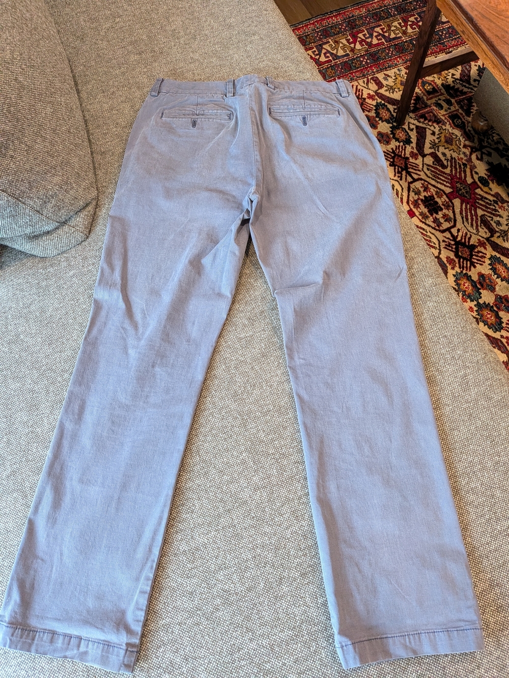 Vineyard Vines Men’s 32x29 Slim Fit Breakers Pant In Blue Grey - Picture 2 of 5